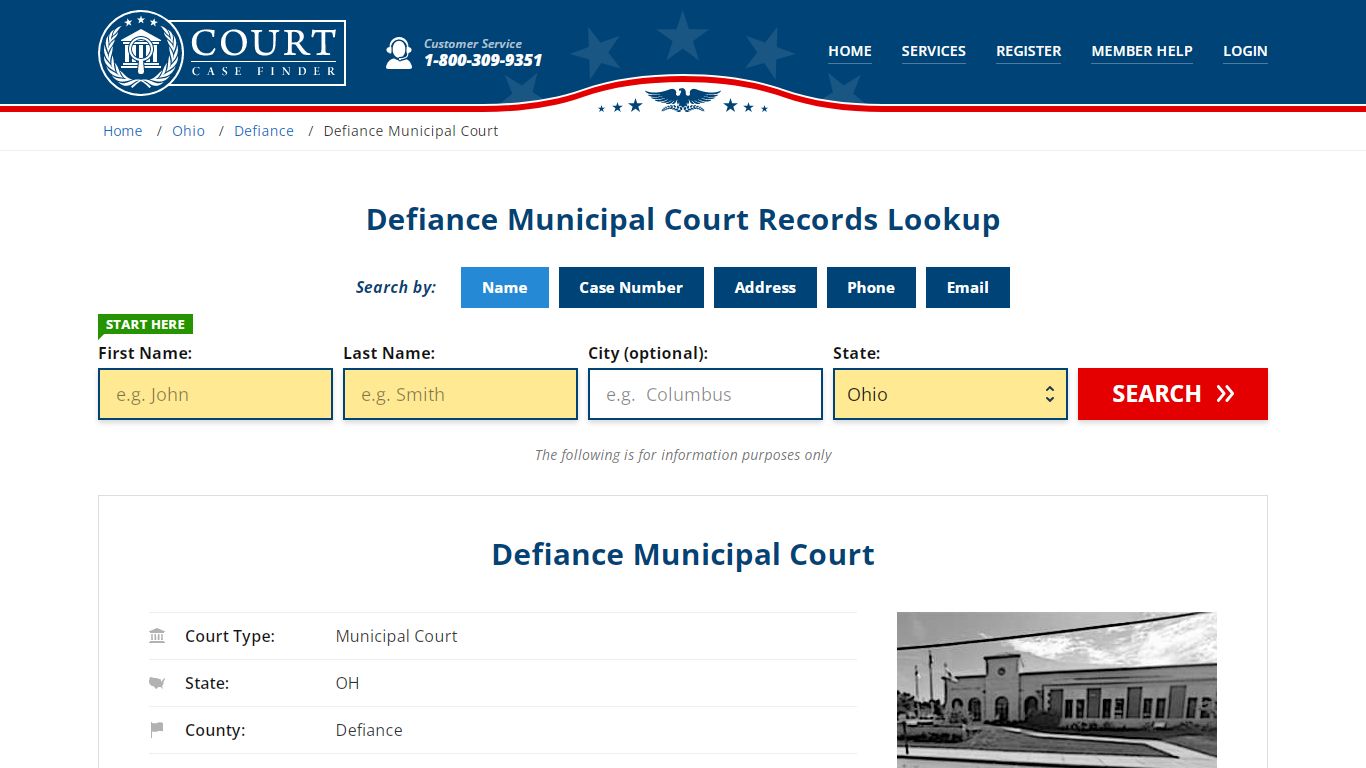 Defiance Municipal Court Records | Defiance, Defiance County, OH Court ...